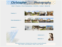 Tablet Screenshot of chriskempimages.co.uk